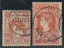 gestempelt - Niederlande Nr.. 66A und Nr. 100, - Briefmarken