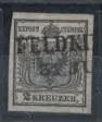gestempelt - Österr. BREGENZ R.3. - einzeiliger Langstempel in schwarz (1805) und rot (1811) auf 2 Faltbriefen, - Briefmarken