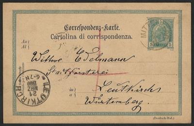 Ö. Ausgaben ab 1900 Poststück - 1883/1908 Postablage - Stamps