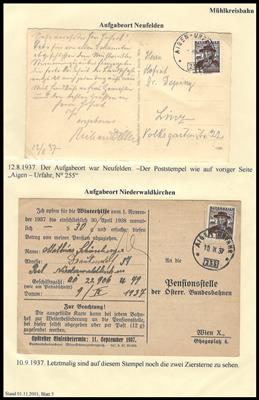 Poststück - Ausstellungsteil Mühlviertel "M/O", - Briefmarken