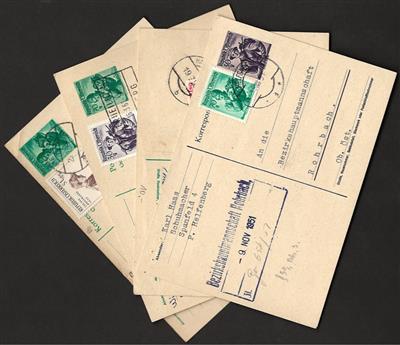 Poststück - Mühlviertel Abstempelungen meist auf Trachten II Ganzsachen, - Briefmarken