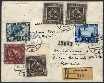Poststück - Österr. ungewöhnlicher - Briefmarken
