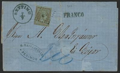 ö levante Poststück - 1874 "RETTIMO/7.9." - Briefmarken
