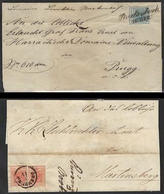 Poststück - Partie Postbelege Österreich ab 1850, - Stamps