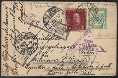 Poststück - Kl. Partie Österr. Feldpost WK I, - Briefmarken