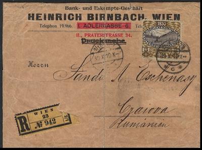 Poststück - Österreich 1910, - Stamps