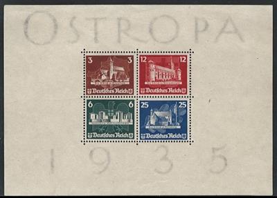 (*) - D.Reich Block Nr. 3 (OSTROPA), - Briefmarken