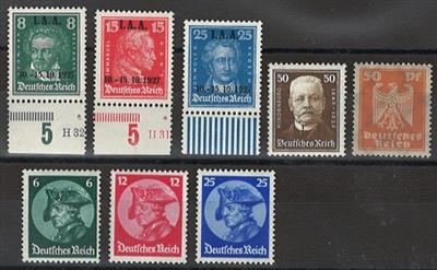 ** - D.Reich Nr. 361X - 406 -407/09 - 479/81, - Briefmarken