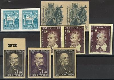 (*) - Kl. Partie Österr. II. Rep. auf Andruckpapier, - Stamps