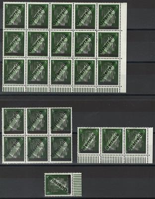 ** - Österr. 1945 - Nr. 668I -25 Stück meist in Einheiten, - Briefmarken