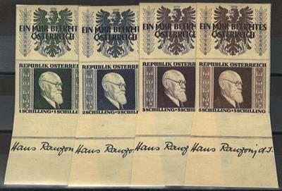 ** - Österr- RENNER geschnitten - Stamps