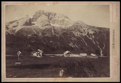 Poststück - 11 Hartkartonfotos Südtirol um 1890, - Briefmarken