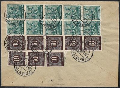 Poststück - Deutschland 1946/1949, - Stamps