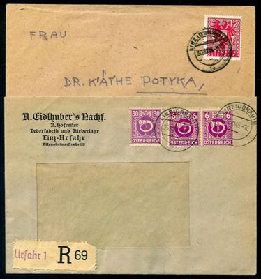 Poststück - Mühlviertel 1945 - Einschreibe - Francobolli