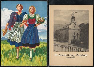 Poststück - Österr. 1935/42 - div. Sonderstpln. auf über 50 Belegen, - Briefmarken