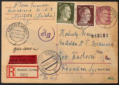 Poststück - Ostmark, - Briefmarken