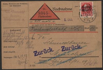 Poststück - Partie Poststücke Bayern mit etwas Österr. etc., - Briefmarken