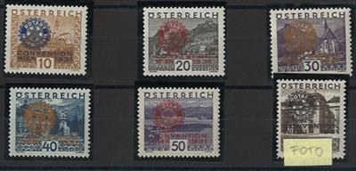 ** - Österr. Nr.518/23 (Rotarier), - Briefmarken