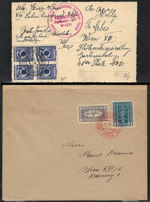 Poststück - Kl. Partie meist Sonderstempelbelege I. Rep., - Briefmarken