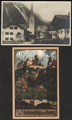 Poststück - Partie AK Salzburg u.a. mit Stieglkeller-Krimml-Faltkarte Saalfelden-Morzg-Zell am SeeRauris, - Briefmarken