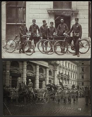 Poststück - Partie AK Wien u.a. mit Döbling-Kaiser Ebersdorf-Spatenbräu-Flughafen Aspern, - Francobolli