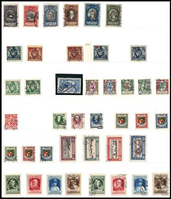 **/*/gestempelt - Partie Liechtenstein ab 1912, - Stamps