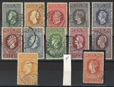 gestempelt - Niederlande Nr. 81/92 vereinz. kl. Mgl., - Stamps