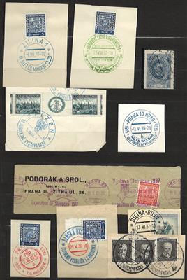 Briefstück/Poststück/gestempelt - Tschechosl., - Briefmarken