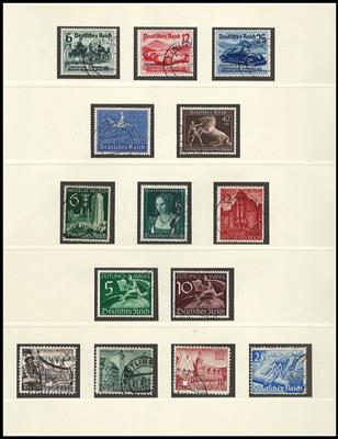 gestempelt - Sammlung D.Reich Ausg. 1938/1945 und BRD bis 2006, - Stamps