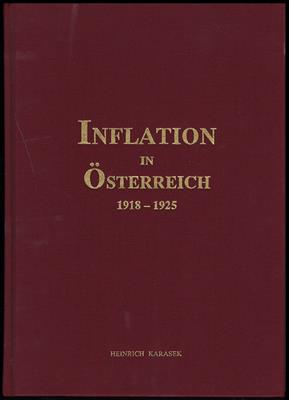 Literatur: Inflation in Österreich 1918-1925 von Heinrich Karasek, - Briefmarken