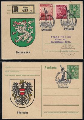 Poststück/Briefstück - Österr. 1946/67 - div. Sonderstpln. u. div. Christkindl - Stpln. (1957/66) etc. tls. mehrf., - Stamps