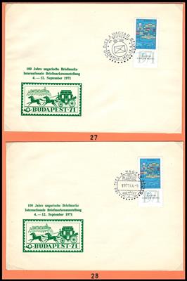 Ungarn Poststück - Moderne Belegsammlung - Briefmarken