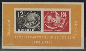 ** - DDR - Partie Dubl. ab 1950 u.a. Nr. 327/41 auf - Briefmarken