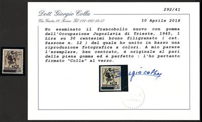 * - Jugoslawien - Besetzung Triest 1945, - Briefmarken