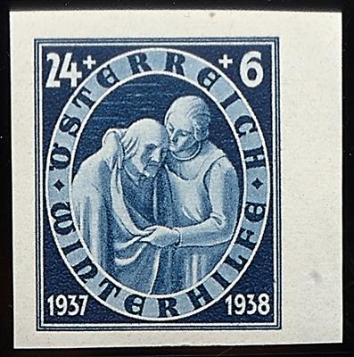 ** - Österr. Nr. 642U/45U (Winterhilfe 1937 ungezähnt), - Briefmarken