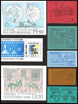** - Reichh. Partie Markenheftchen (MH) Niederlande und Schweden, - Briefmarken