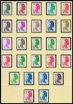 ** - Sammlung Frankreich ca. 1960/1991, - Stamps