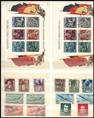 gestempelt/* - DDR - Sammlung ca. 1949/1980, - Briefmarken