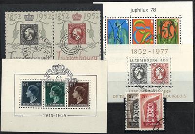 gestempelt - Luxemburg Block Nr. 7, - Briefmarken