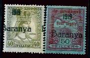 gestempelt/*/** - Ungarn Lokalausgabe Baranya - Partie Dubl., - Briefmarken