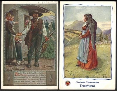 Poststück - Ca. 200 Ansichtskarten Burgenland/Vorarlberg, - Briefmarken