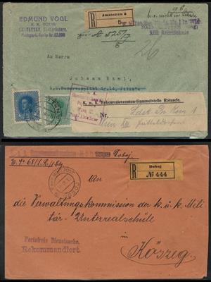 Poststück - Interess. Partie Österr. Feldpost WK I, - Briefmarken