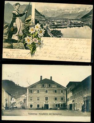 Poststück - Partie AK Salzburg u.a. mit Zell am See - Tamsweg - Henndorf - Neumarkt - Hallein, - Francobolli