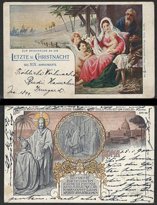 Poststück - Partie Motivkarten "Religion", - Briefmarken