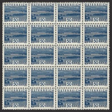 ** - Österr. Nr. 541 in Einheit zu 20 Stück, - Stamps