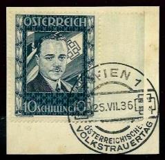 Briefstück - Österr. - 10 S DOLLFUSS - Stamps