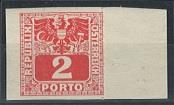 ö Porto * - 1945 2 Pfg rot, - Briefmarken