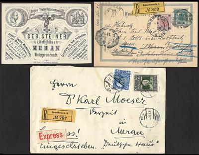 Poststück - Interessante Partie Heimatbelege Nord- und Südtirol meist Monarchie, - Briefmarken