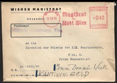 Poststück - Partie Belege meist ältere Österreich II. Rep., - Briefmarken