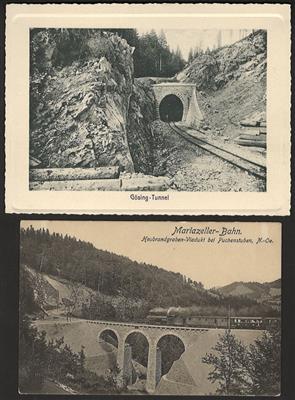 Poststück - Partie AK Mariazellerbahn und Orte an der Mariazellerbahn u.a. mit Hofstetten - Rabenstein, - Motiv- und Ansichtskarten